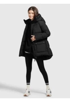 Khujo PHEOBE - Wintermantel - Schwarz -Khujo Geschäft 029f8da883754c0fa824881fc0d2311e