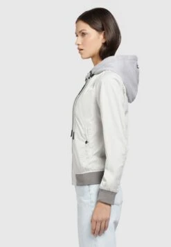 Khujo PERSEE - Leichte Jacke - Hellgrau -Khujo Geschäft 0f1eae4baf2b406e9713fd9b76d8ad92