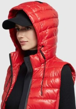 Khujo FABIA SHINY - Weste - Rot -Khujo Geschäft 2669b984d3d24566ac66d3ec27bfb626