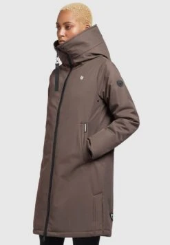 Khujo LISAD - Wintermantel - Taupe -Khujo Geschäft 349a69229e4943de98da7b2f0da48f34