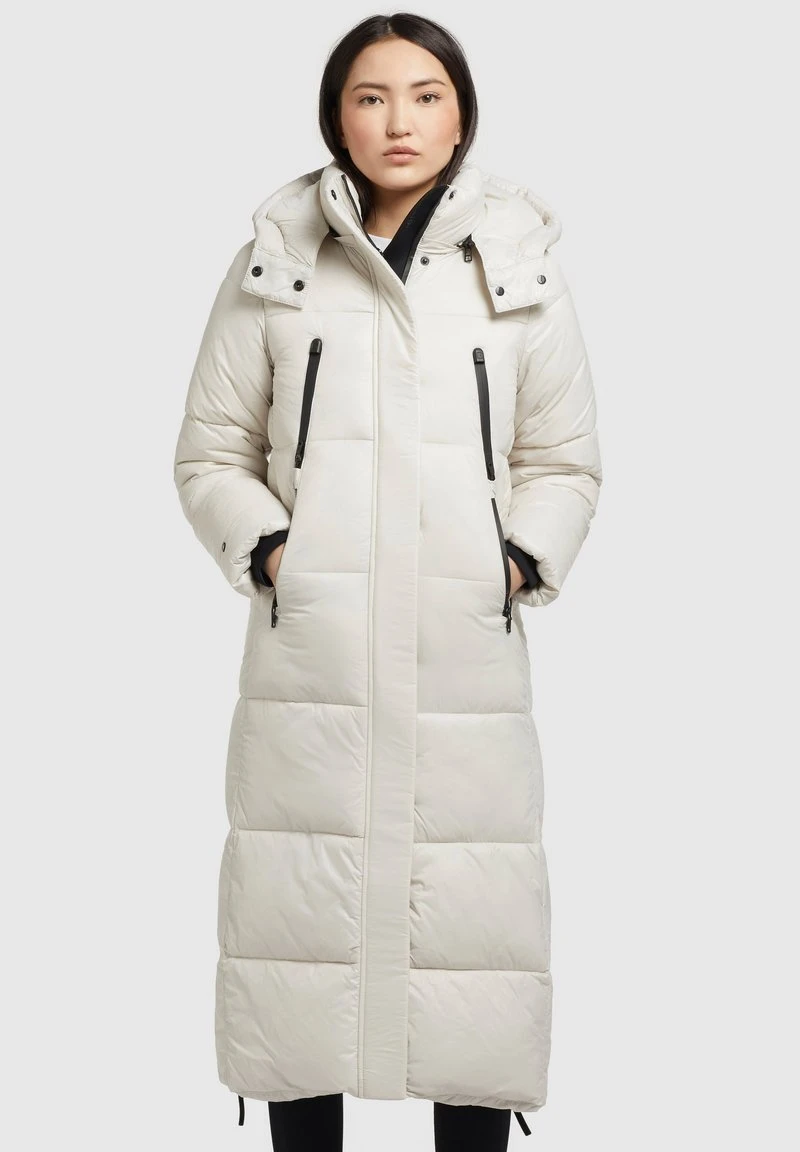 Khujo MELONA SHINY - Wintermantel - Perlweiß 1 Khujo MELONA SHINY - Wintermantel - Perlweiß