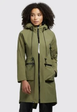 Khujo LEVANE - Regenjacke / Wasserabweisende Jacke - Olivgrün