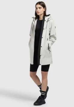 Khujo IZAF - Regenjacke / Wasserabweisende Jacke - Hellgrau -Khujo Geschäft 51f9de3bbcc94edbb2c91f75ff382d33