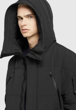 Khujo CLOYD - Wintermantel - Schwarz -Khujo Geschäft 76ae1b3c27124d89b1f60317901065a3