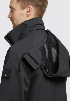 Khujo ADAM - Regenjacke / Wasserabweisende Jacke - Schwarz -Khujo Geschäft 7adbffc8f7c941f487705255f1b5dd3e