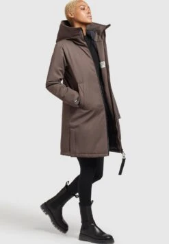 Khujo LISAD - Wintermantel - Taupe -Khujo Geschäft 7f5ffa39a7e94e92bb2102ebabc05714