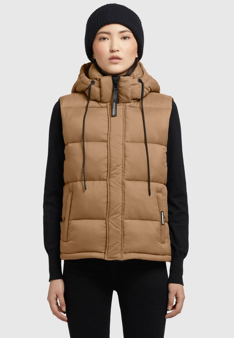 Khujo EDEN MATT - Weste - Ocker 1 Khujo EDEN MATT - Weste - Ocker