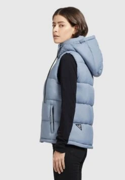 Khujo EDEN MATT - Weste - Hellblau -Khujo Geschäft 9e3be07b8fcd4d86b1c498afeccdf35b