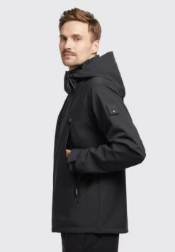 Khujo ADAM - Regenjacke / Wasserabweisende Jacke - Schwarz -Khujo Geschäft c2aa0a351d19440eba78a6f91b0f2f61