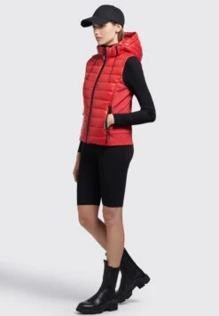 Khujo FABIA SHINY - Weste - Rot -Khujo Geschäft c8ca6ad25044456384c462f9276baf72