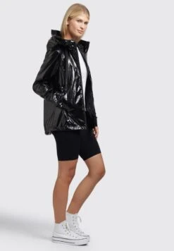 Khujo SOMIA - Regenjacke / Wasserabweisende Jacke - Schwarz -Khujo Geschäft d899752d7e954ab29c56ea42dbbbc959