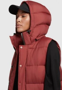 Khujo MAGNETA MATT - Weste - Rostrot -Khujo Geschäft d8ebb0e2873b45138562bd2bf54d4970