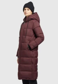 Khujo JULINA MATT - Wintermantel - Dunkelrot -Khujo Geschäft dd7ebcefd7e54d028915171b086a19c1