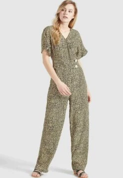 Khujo BORGIA - Jumpsuit - Schwarz-gelb Geblümt