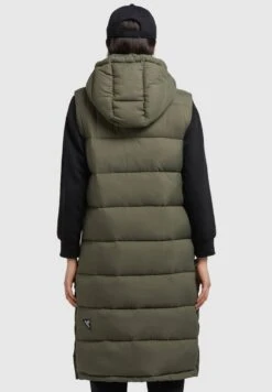 Khujo TOURIN MATT - Weste - Khaki Grün -Khujo Geschäft ed5ee0fee0034598ac5525fa7f6c888c