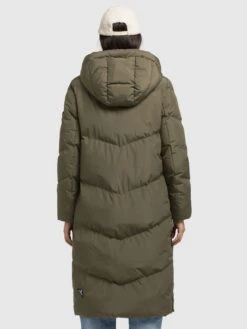 Khujo Mantel SONJE4 In Khaki Grün -Khujo Geschäft khujo mantel sonje4 in khaki grun 5