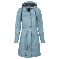 Khujo Regenmantel In Pastellblau