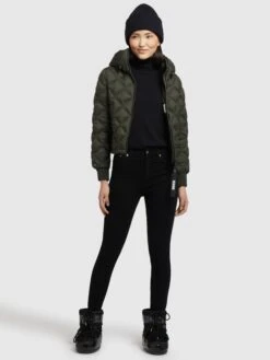 Khujo Steppjacke "Adore" In Oliv -Khujo Geschäft khujo steppjacke adore in oliv 3
