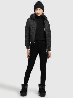 Khujo Steppjacke "Adore" In Schwarz -Khujo Geschäft khujo steppjacke adore in schwarz 4