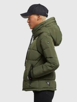 Khujo Steppjacke "Joilee" In Khaki -Khujo Geschäft khujo steppjacke joilee in khaki 2