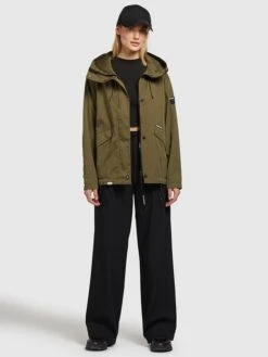 Khujo Übergangsjacke "Frips" In Oliv -Khujo Geschäft khujo ubergangsjacke frips in oliv 4