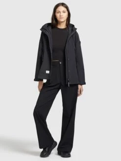 Khujo Übergangsjacke "Kaya" In Schwarz