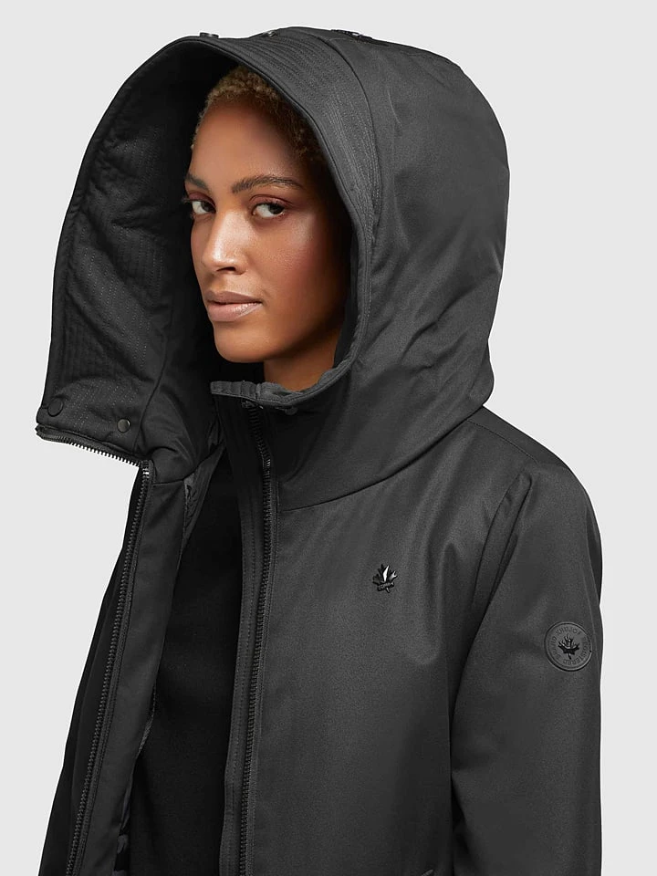 Khujo Übergangsmantel "Sarabi" In Schwarz 6 Khujo Übergangsmantel "Sarabi" In Schwarz – Bild 6