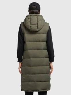 Khujo Weste TOURIN MATT In Khaki Grün -Khujo Geschäft khujo weste tourin matt in khaki grun 4